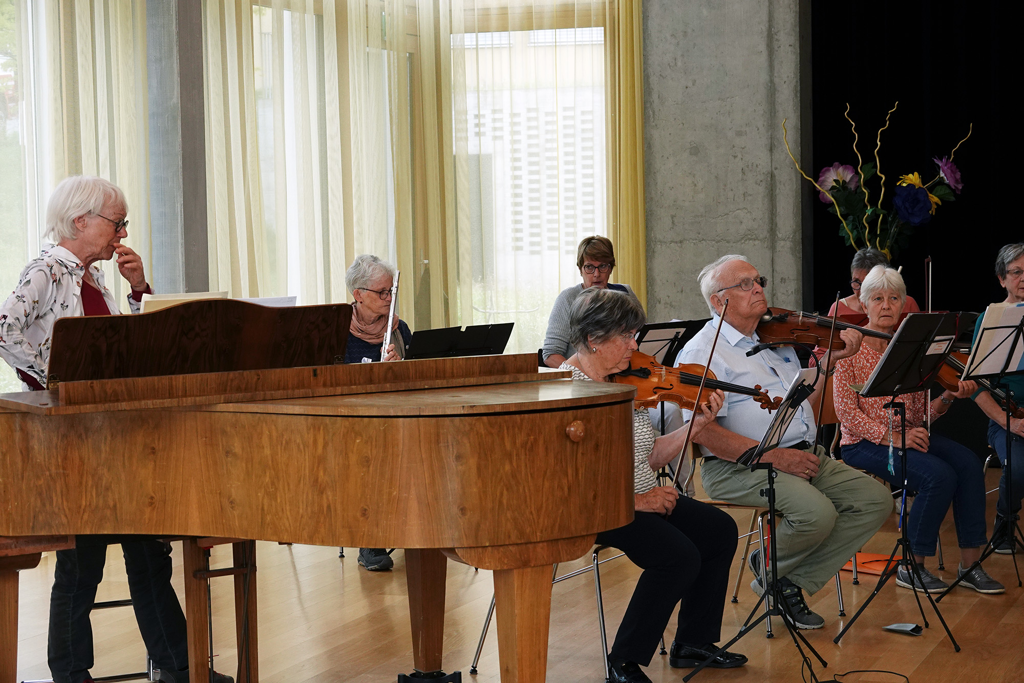 Impressionen der Orchesterproben vom Mittwoch 09.00 h – 11.00 h