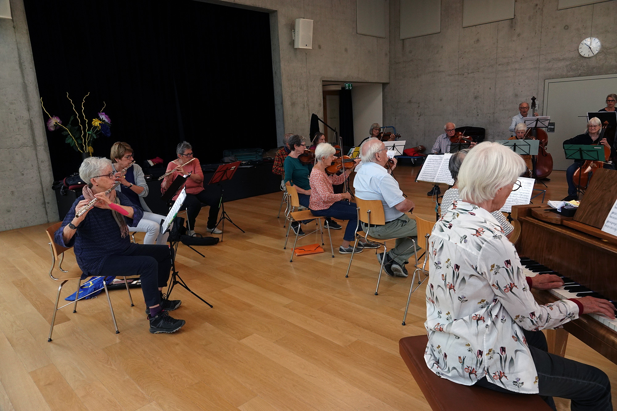 Impressionen der Orchesterproben vom Mittwoch 09.00 h – 11.00 h